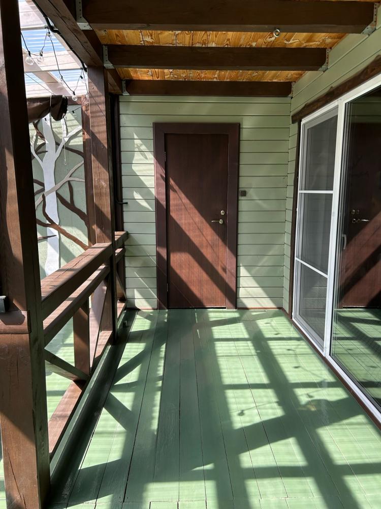 Терраса 1 этажа и санузел