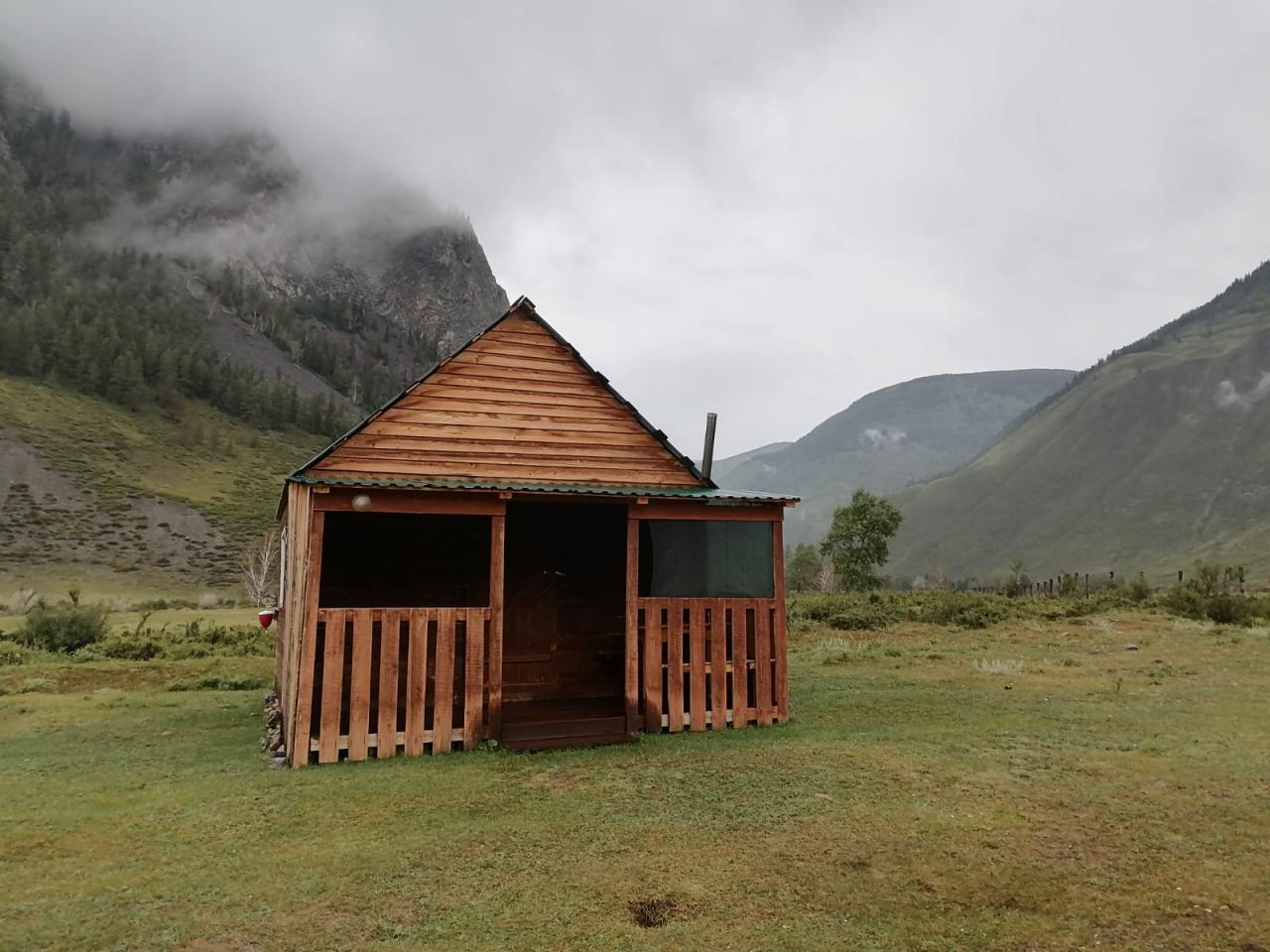 Дом 4-местный с печкой и верандой