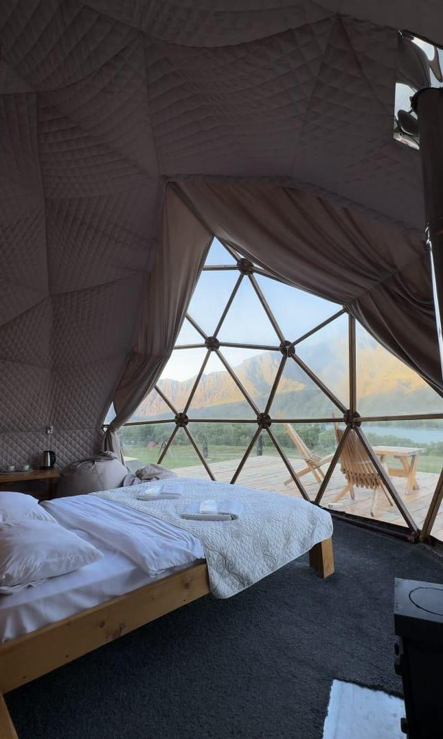 Купольный дом на Алтае в селе Инегень на турбазе "Олимп"