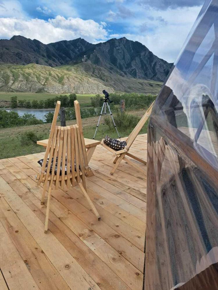 Купольный дом на Алтае в селе Инегень