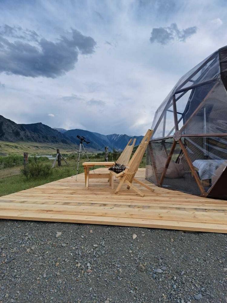 Купольный дом на Алтае в селе Инегень