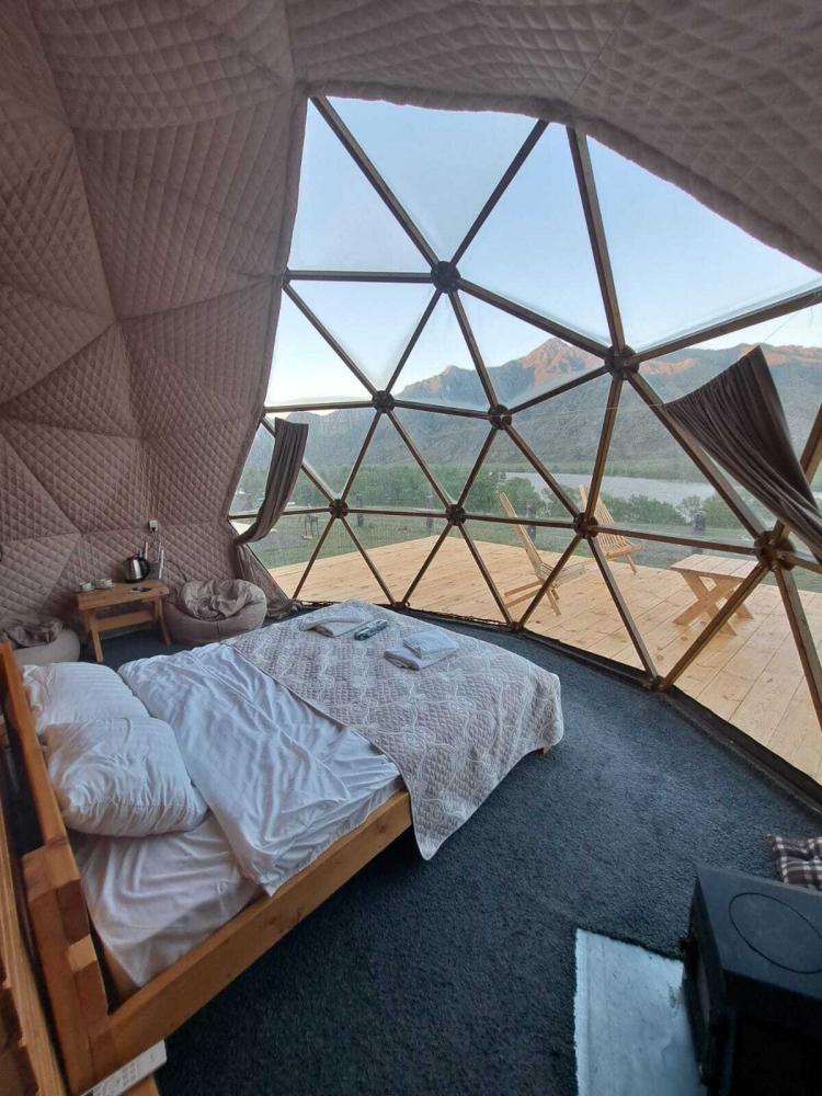 Купольный дом на Алтае в селе Инегень