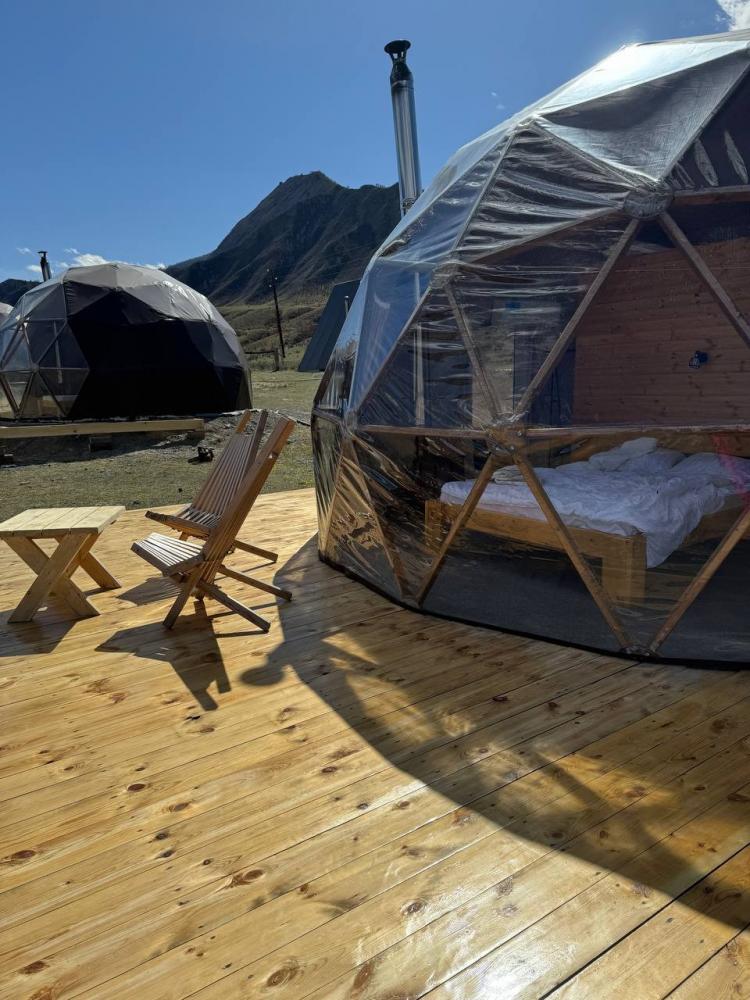 Купольный дом на Алтае в селе Инегень