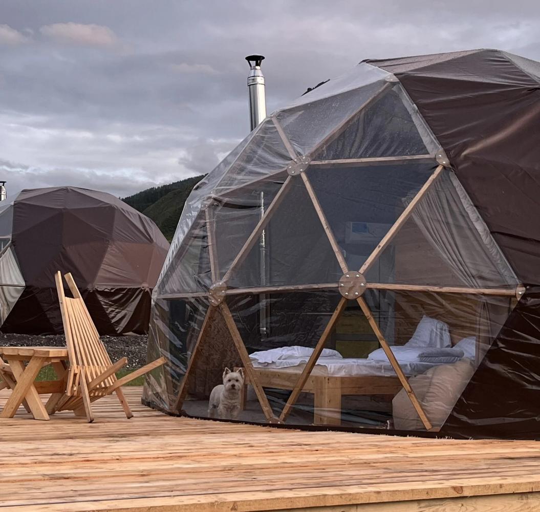 Купольная база отдыха на Алтае в селе Инегень