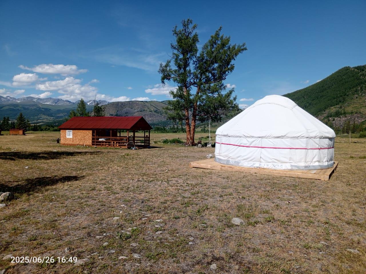 Юрточный кемпинг в Республик Алтай в Джазаторе