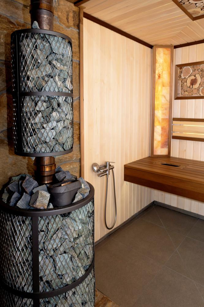 Баня на Алтае гостевого дома Саптан