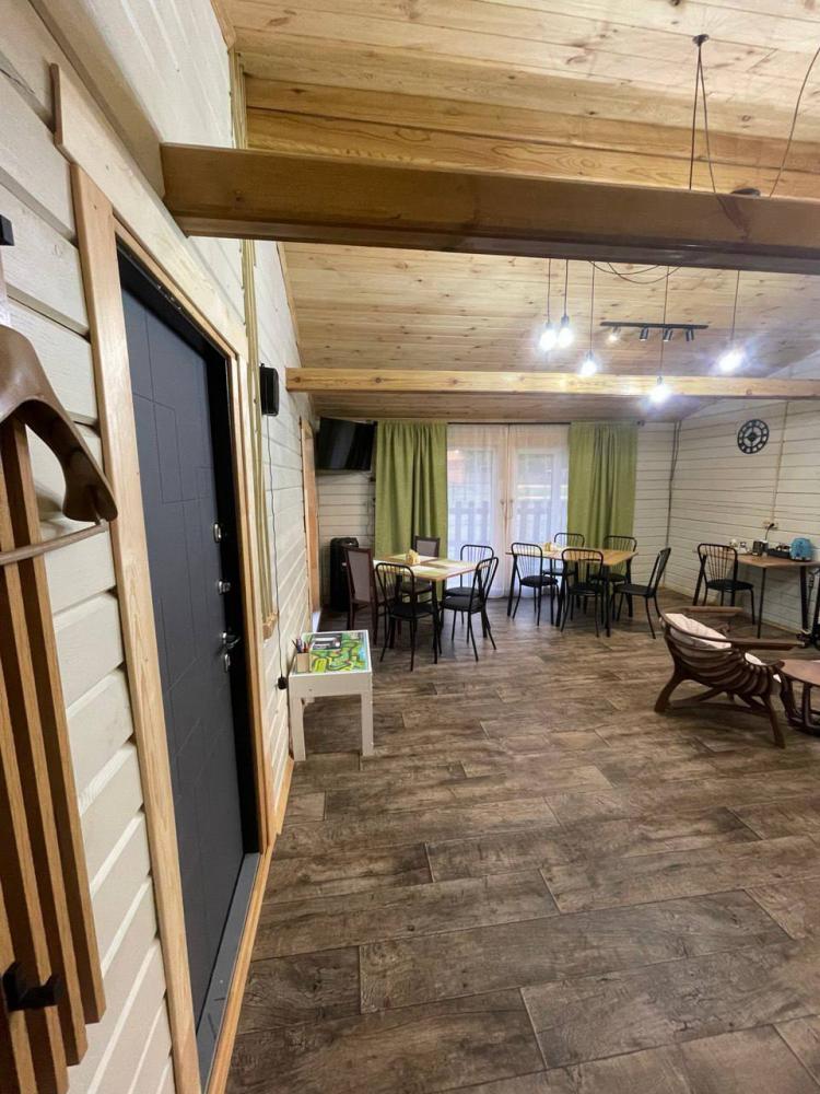 Кухня с печью-камином для домиков №4 и №5