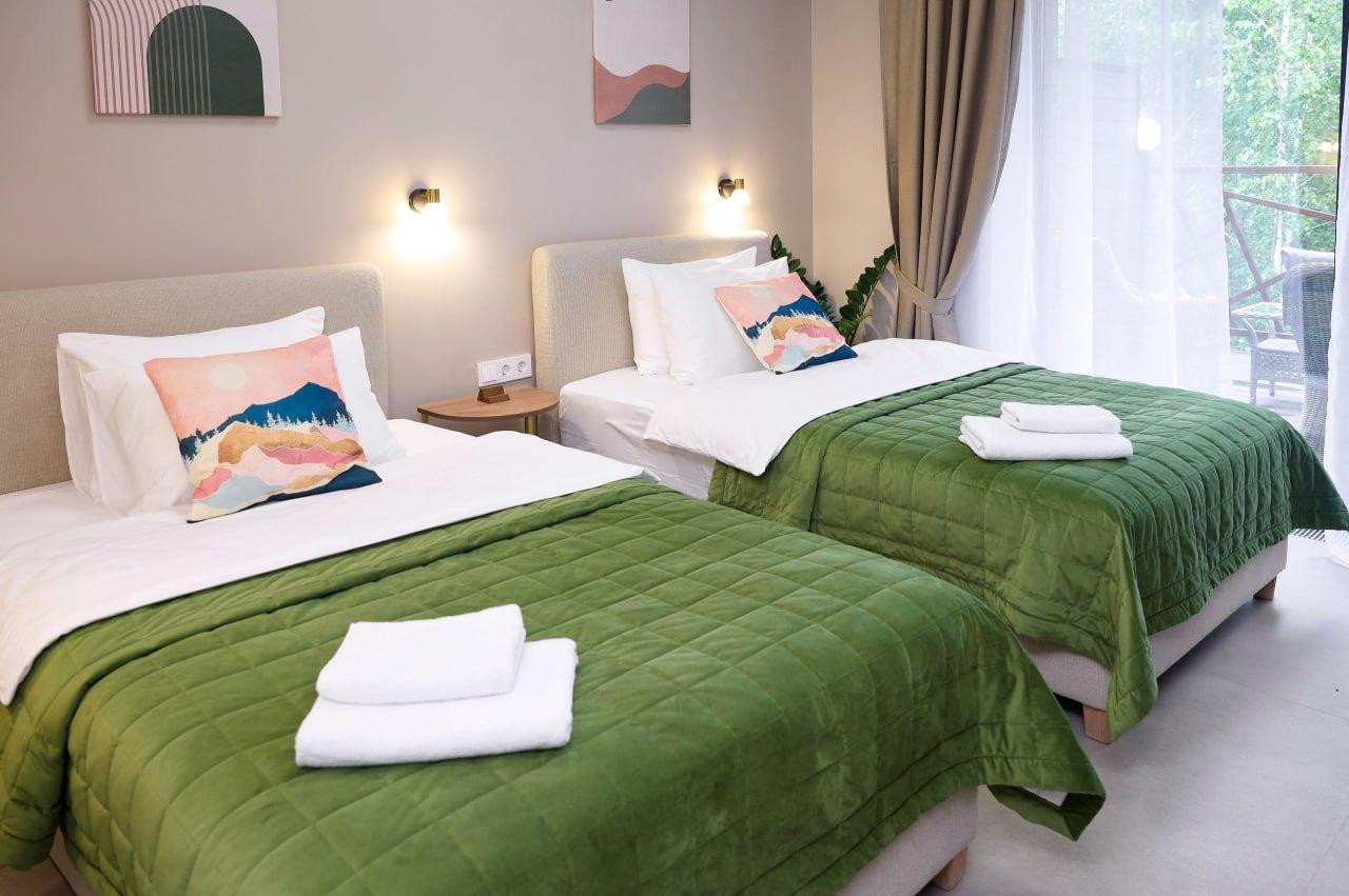 Стандарт с двумя кроватями и террасой