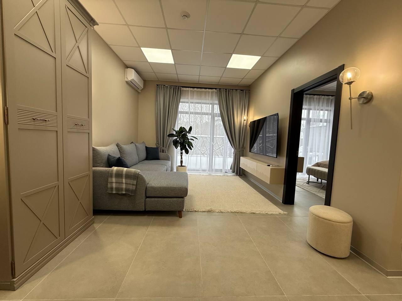 Люкс Дуплекс 2-комнатный с кухней и террасой