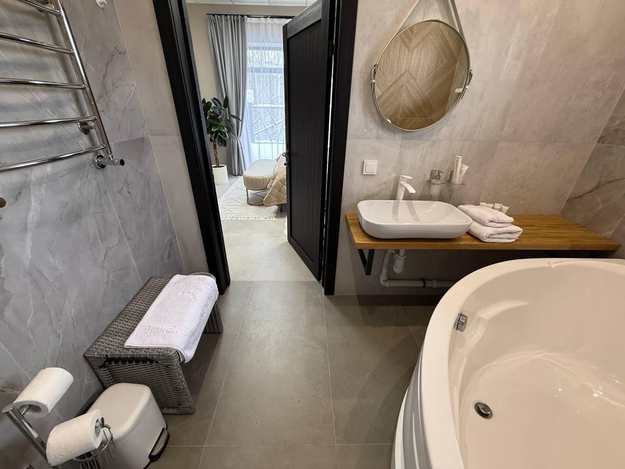 Люкс Дуплекс 2-комнатный с кухней и террасой