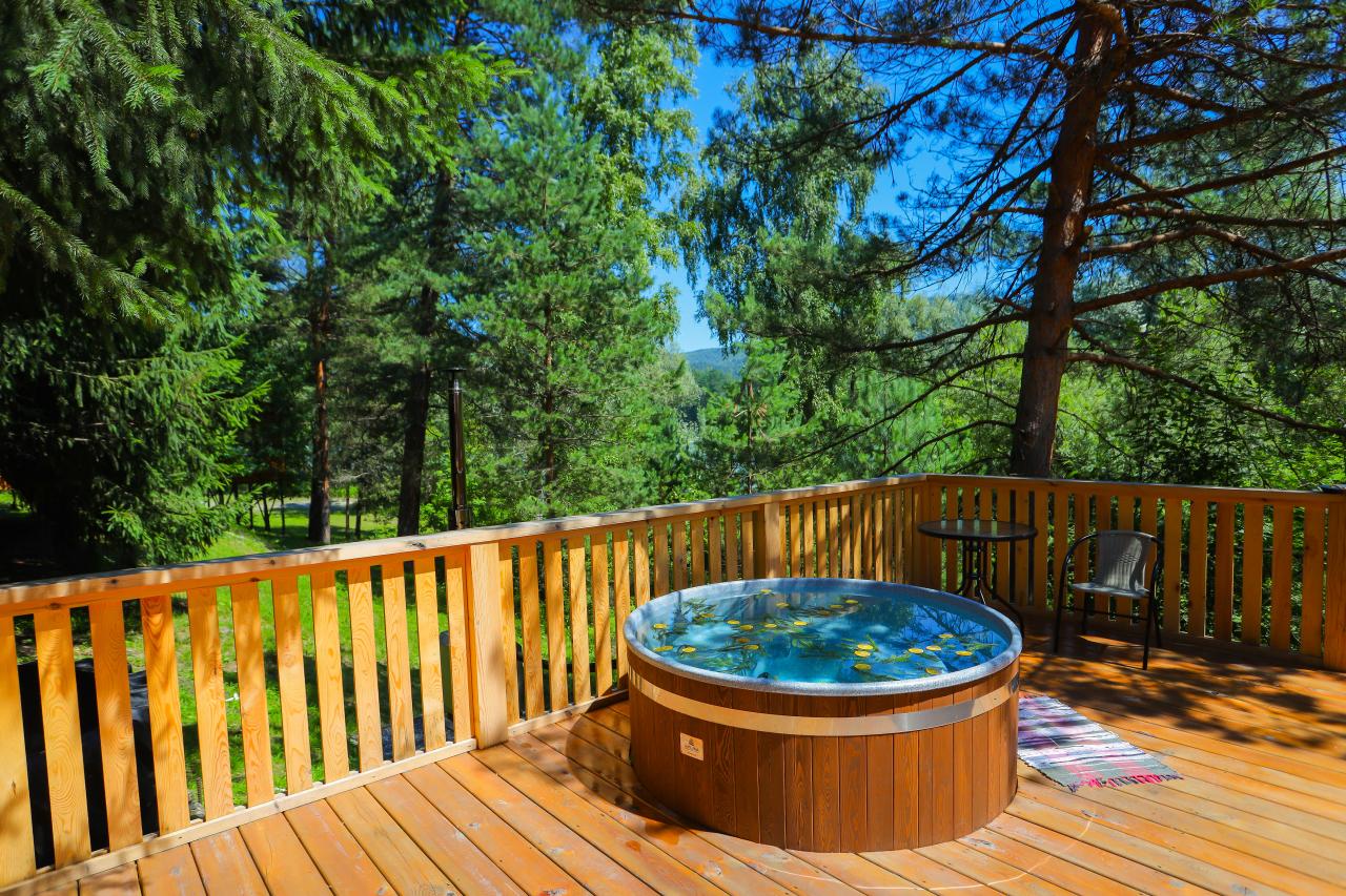 Подогреваемый чан при бане