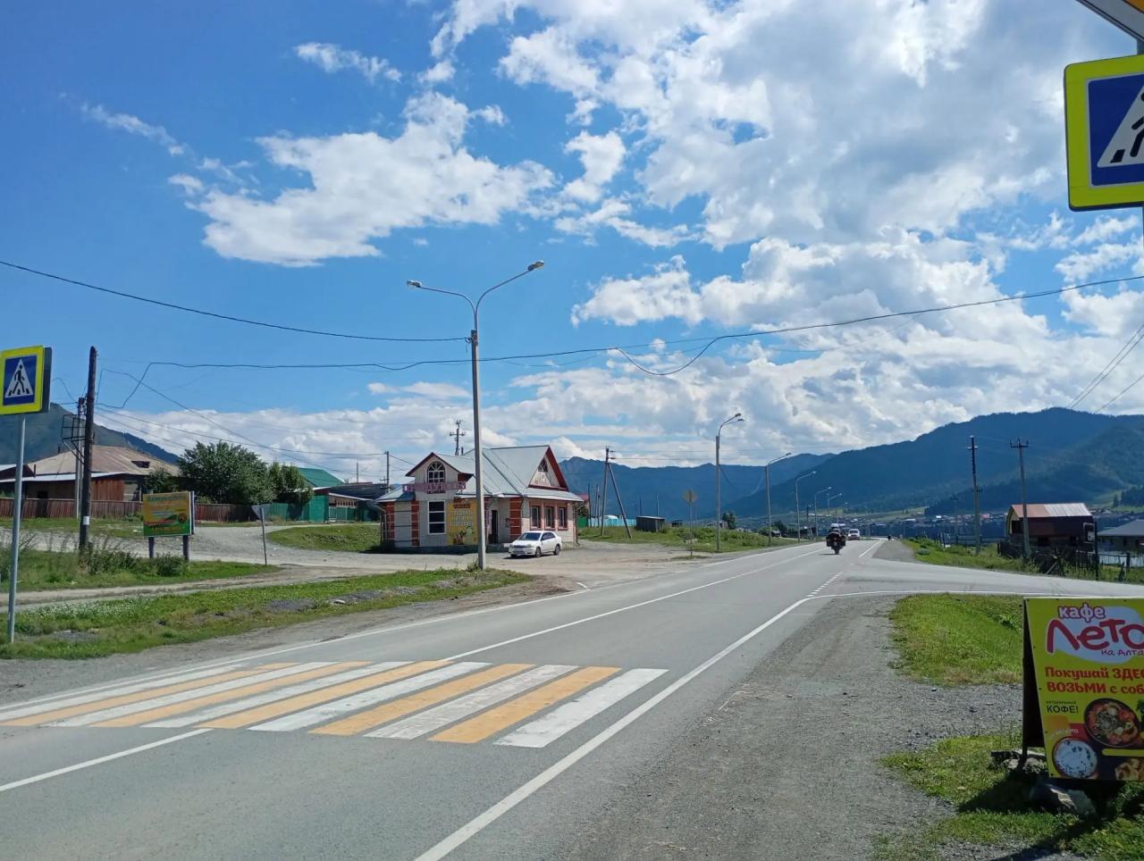 Село Онгудай на Алтае Чуйский тракт