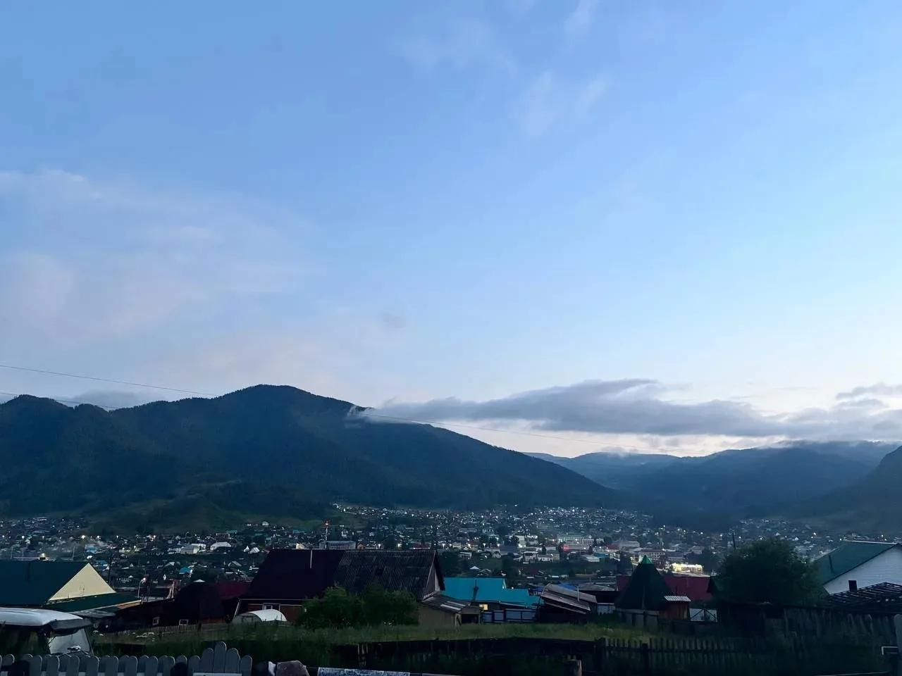 Село Онгудай в Горном Алтае