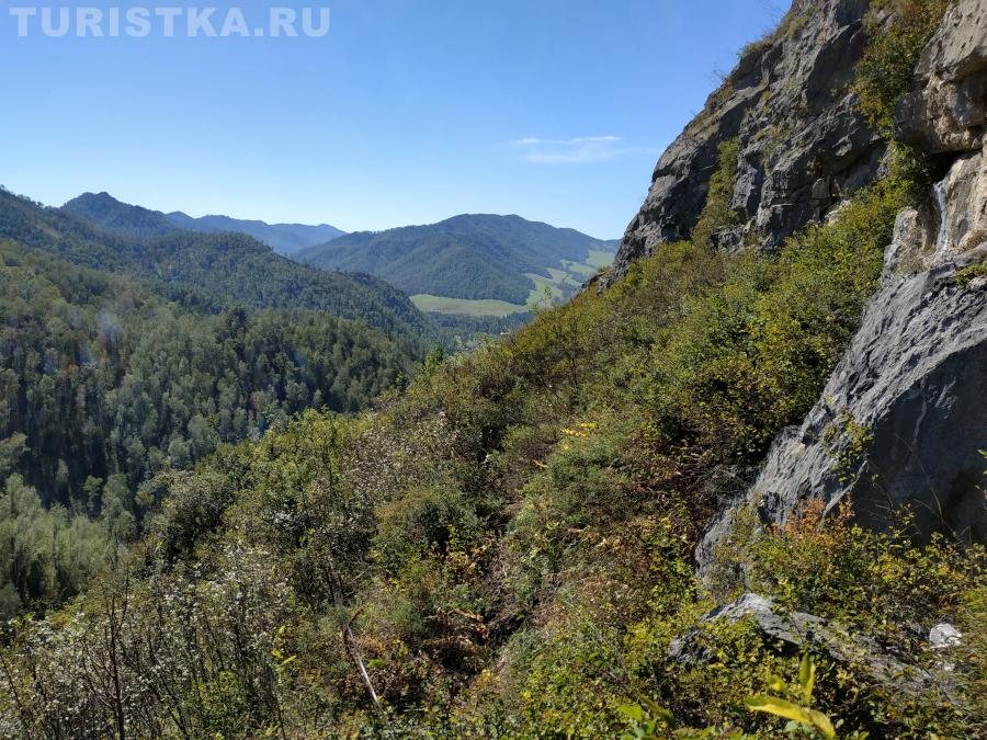 Вид с южного склона горы Шаманка