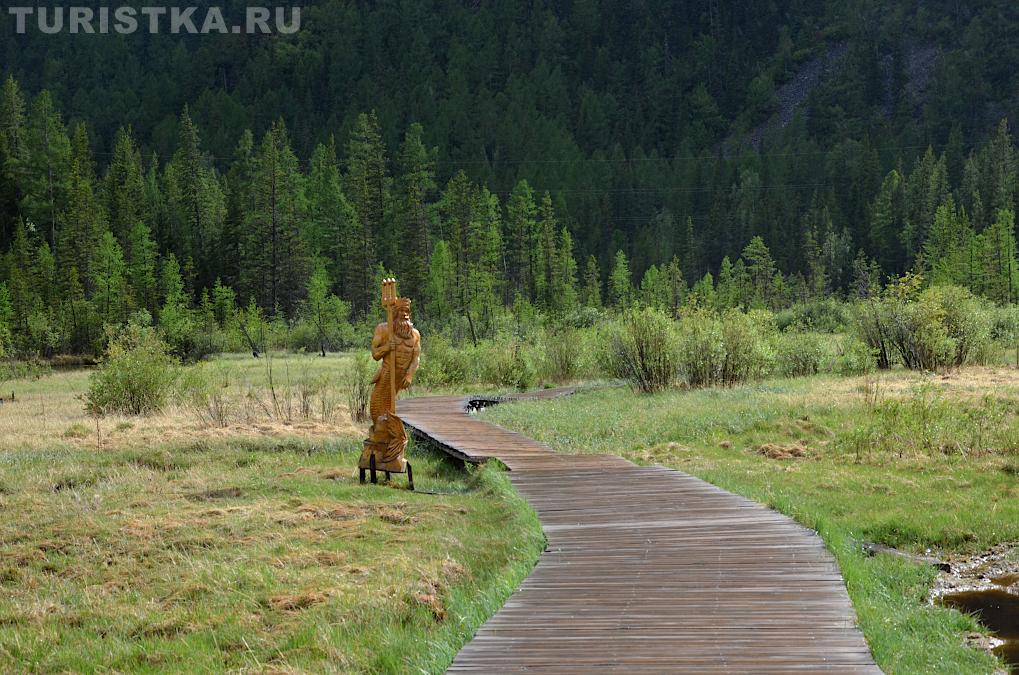 Дорожка к Гейзеровому озеру