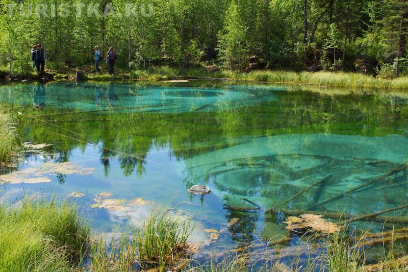 Голубое озеро Акташ Алтай