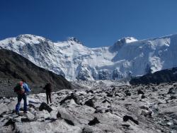 Горный Алтай : Гора Белуха : Вид на Белуху от Аккемского ледника
