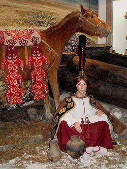 Горный Алтай : «Принцесса Укока» : Восстановленный образ женщины, захороненной в кургане Ак-Алаха-3
