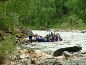 Рафтинг на Алтае : Река Кумир : Порог Девичьи плесы