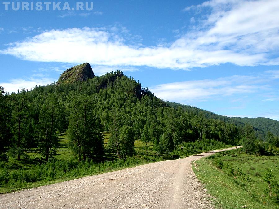 Дорога после Бещ-Озека на Усть-Кан