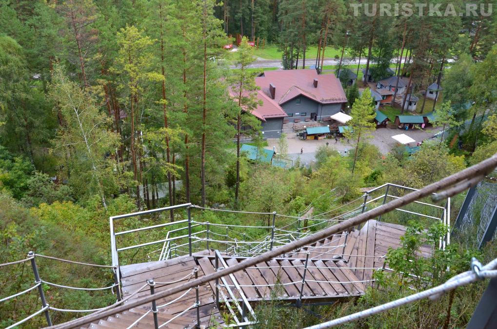 Спуск в конце прогулки