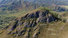 Шаман гора и тропы к пещерам