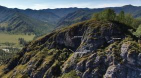 Шаман гора и три пещеры