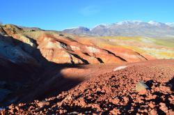 Горный Алтай : Чаган-Узун, цветные скалы Кызыл-Чина : Марс-1