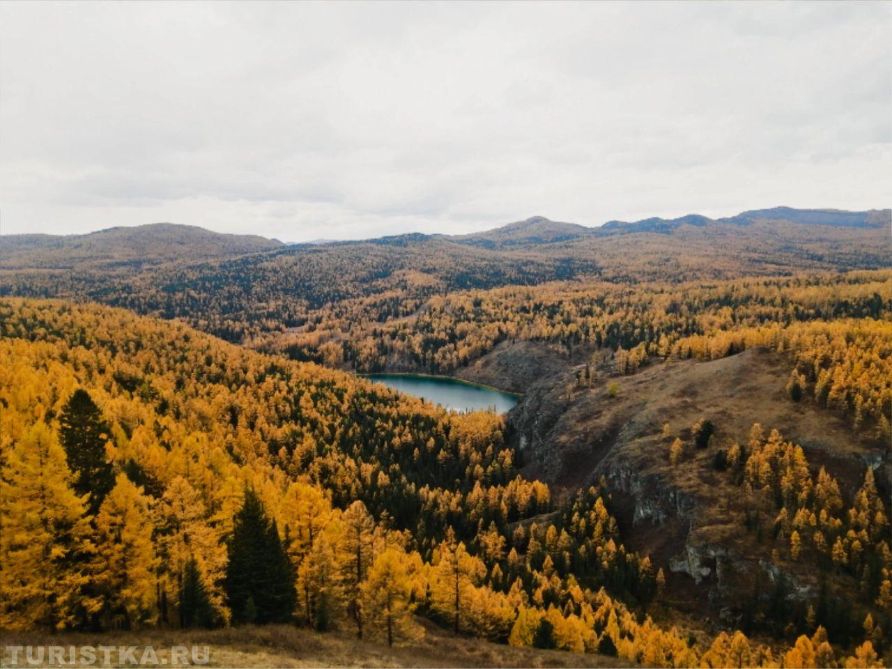 Золотая осень 2024. Озеро Учкёль 