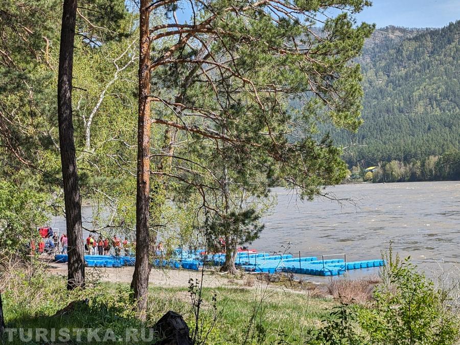 Причал около Камышлинского водопада