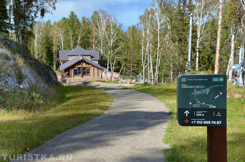 Тропа Путь мысли приведет к Кафе "Дом Шамана"