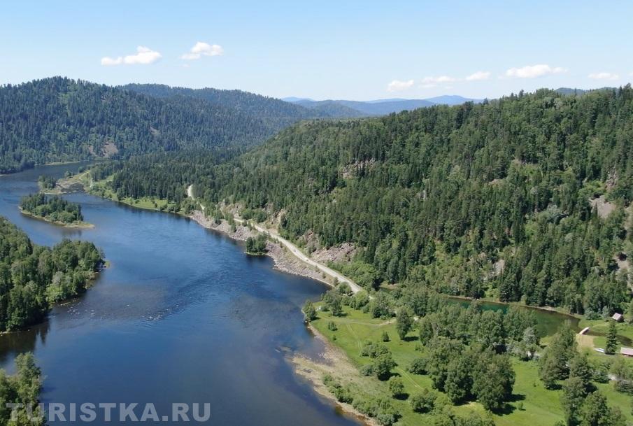 Телецкий тракт, река Бия