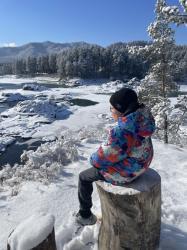 Алтай : Фотоконкурс : Смехотурики 2025 : Эх, прокачусь!!! Катунь, с. Манжерок