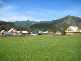 Горный Алтай : Чемальский район : Село Аскат : Аскат летом