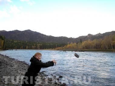 Первый блинчик -все же комом Место: река Катунь, Чемальский район. Алтай.
