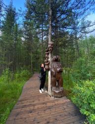 Пока мамка не видит!, в районе Гейзерного озера