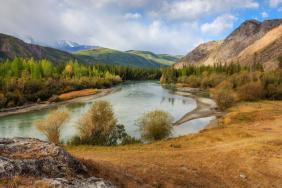 Алтай. Ранняя осень на реке Чуя, Онгудайский район, 09.09.14  