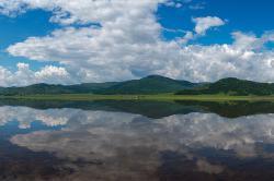 Озеро Теньгинское в 17 км от маральника СЭБИ
