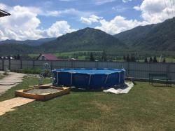 Горный Алтай : Чемал : Базы отдыха :  Усадьба У Ольги : Летний бассейн