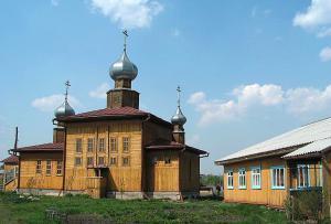 Алтай : Старообрядческая церковь в селе Залесово, Алтайский край