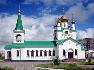 Алтай, река Чумыш : Город Заринск : Вознесенская церковь