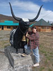 Тот случай, когда рога — это не про измену, а про стиль, 07.05.2025 по дороге на Семинский перевал