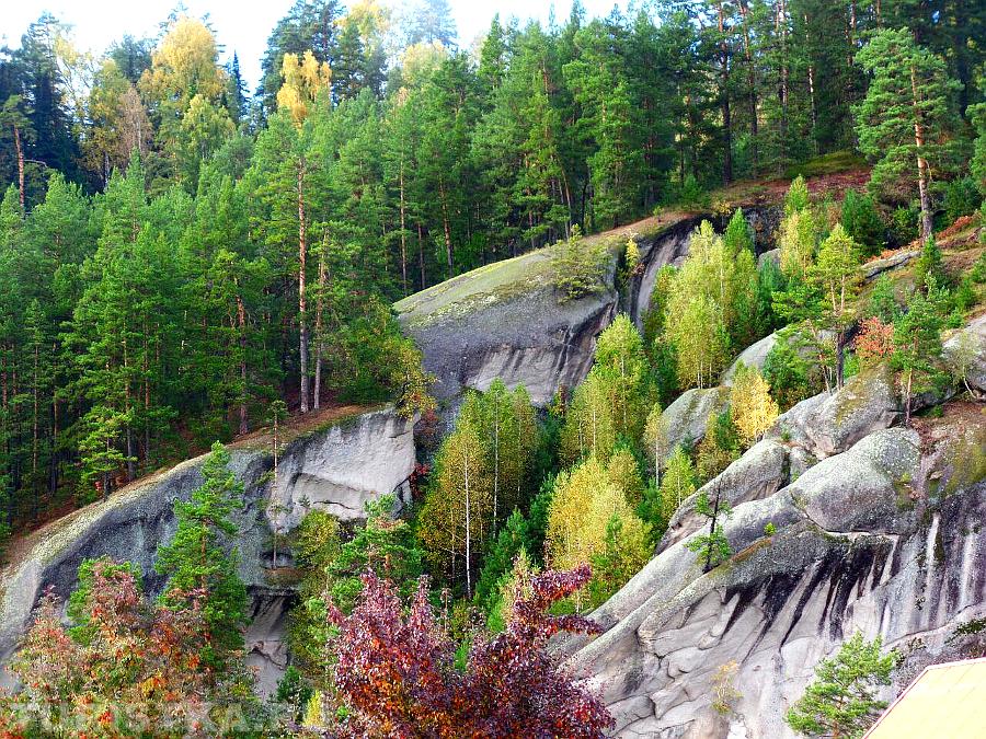 Скалы около озера Шаманов и Скалы Кит