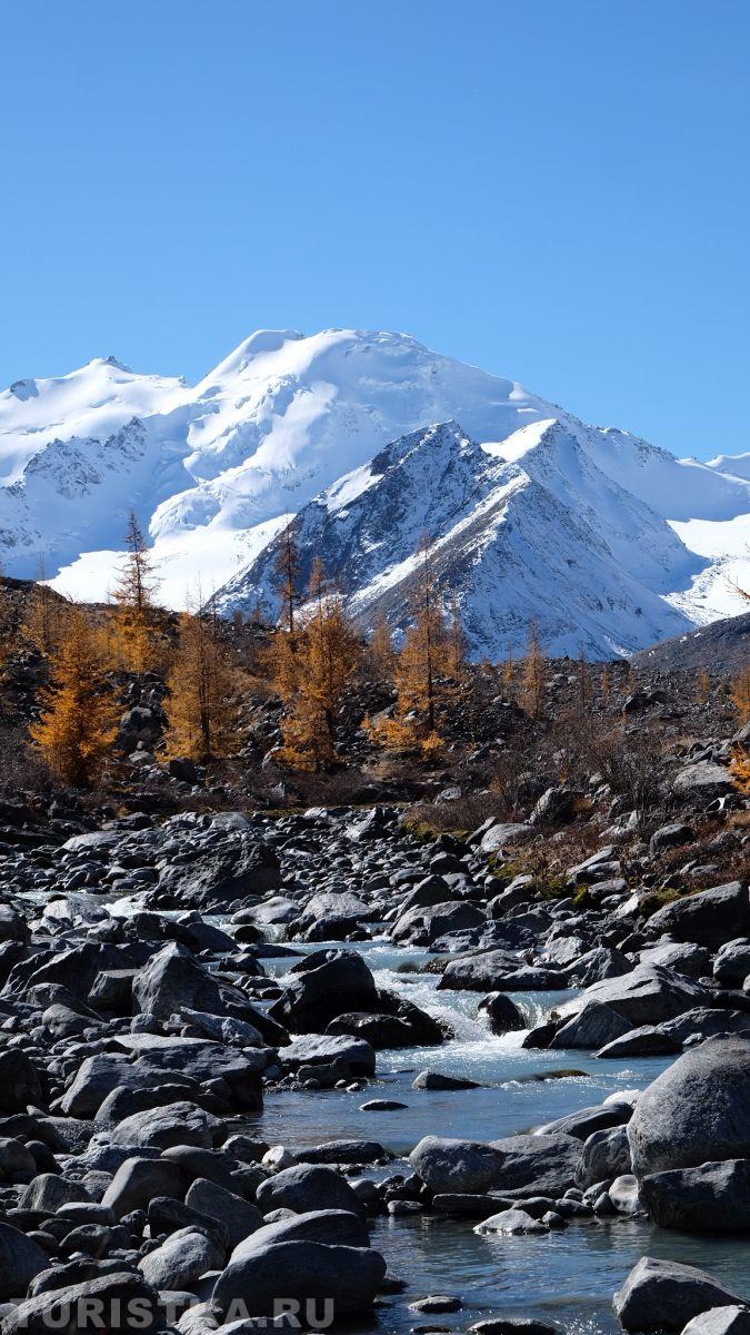Алтай. Талдуринский ледник, Долина реки Талдура