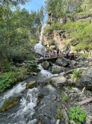 Камышлинский водопад в августе
