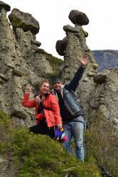 Отдых на Алтае : Экскурсии на Телецком озере : Водопад Корбу и Каменные грибы