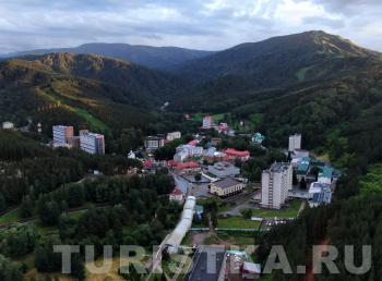 Алтайский край : Город-Курорт Белокурха : Курортная зона, санатории, гора Церковка