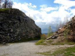 Горный Алтай : Перевал Чике-Таман : Участок старой дороги на Чике-Таман