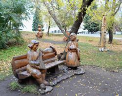 Достопримечательности Парк деревянных скульптур в Сростках