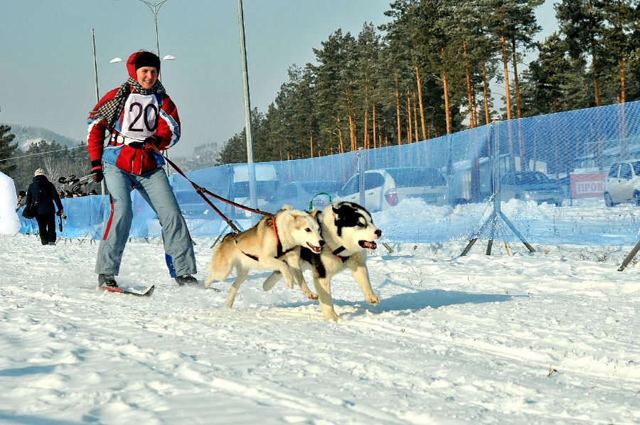 Дементьева Любовь, скиджоринг 25 км